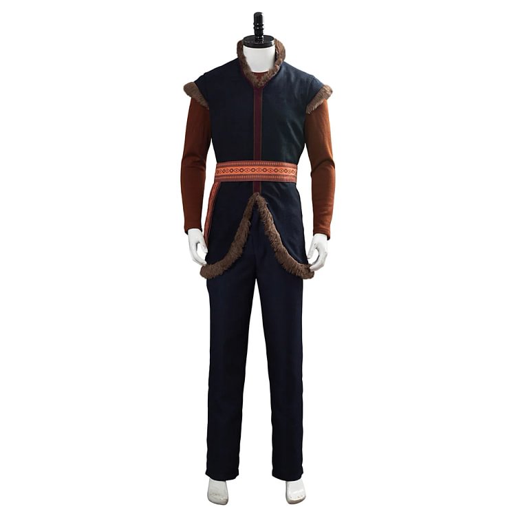 Frozen 2 Kristoff Adult Outfit Cosplay Costume Halloween Carnival Suit