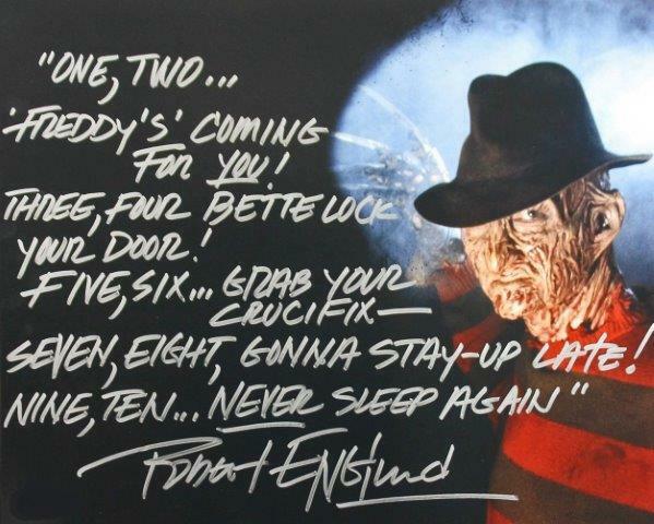 REPRINT - ROBERT ENGLUND Freddy Krueger Nightmare on Elm St Signed 8 x 10 Photo Poster painting