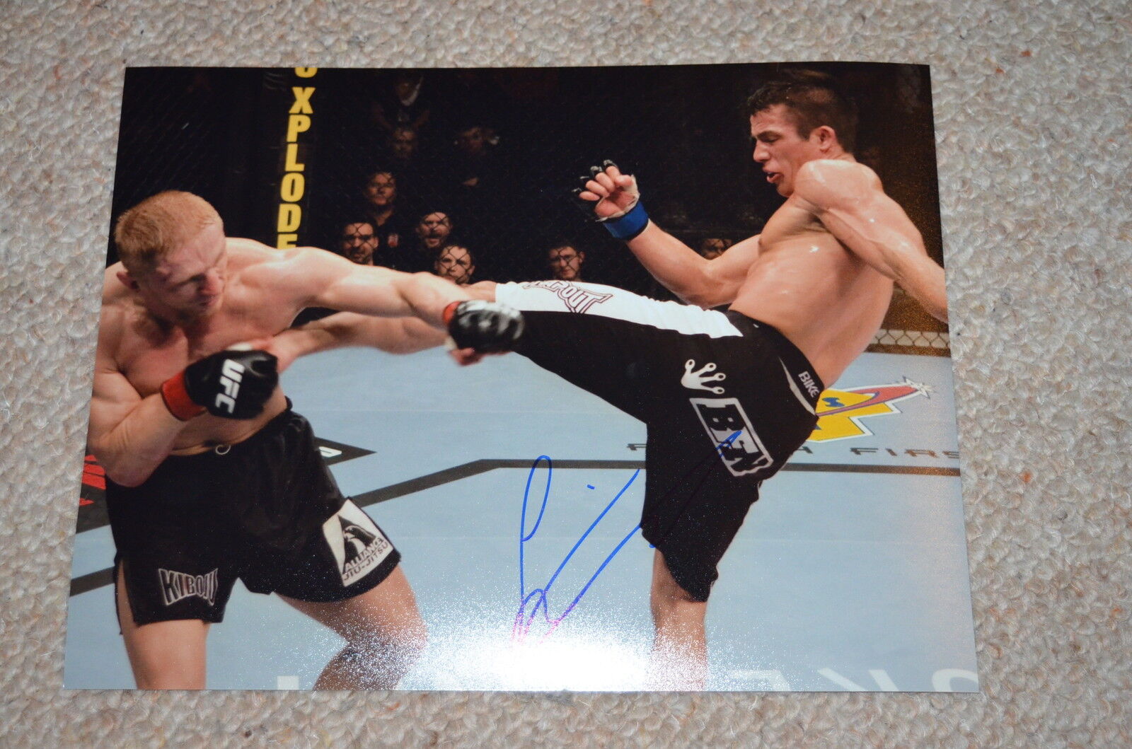 DENNIS SIVER signed autograph In Person 8x10 (20x25 cm) UFC MMA german fighter