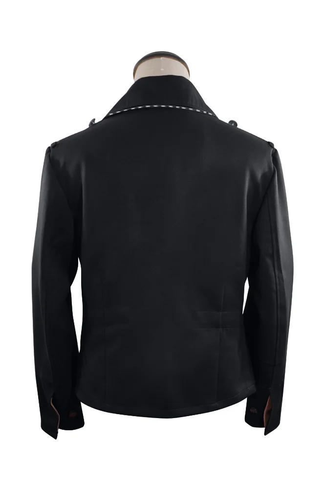   Elite German Pioneer Panzer Black Gabardine Wrap Jacket German-Uniform