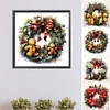 (Multistyle) Couronne De No&euml;l-Carr&eacute; Drill Diamond Painting-45*45CM