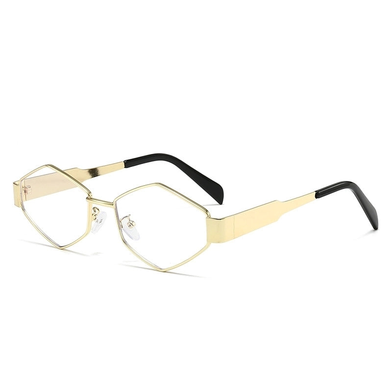 Basic Lady Geometric Ac Polygon Full Frame Glasses