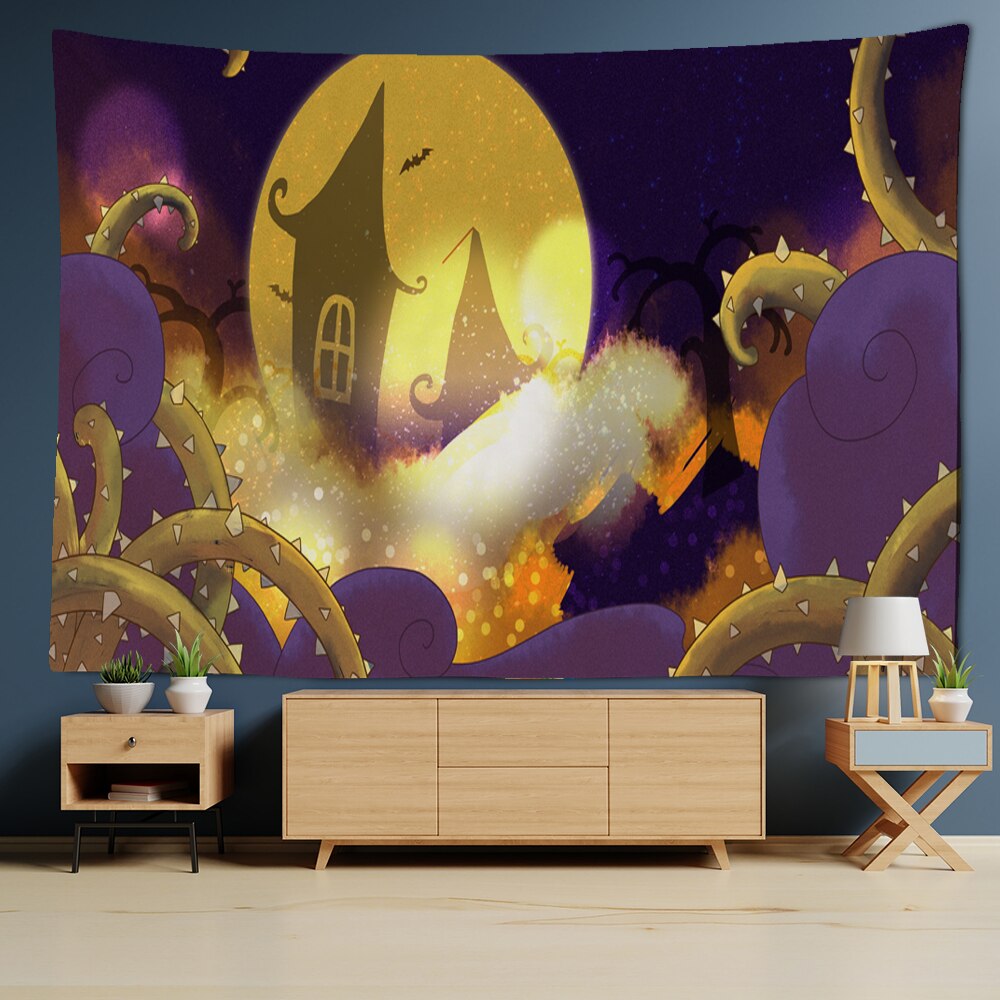 

Wall Tapestry - Halloween Pumpkin-150*130cm, 501 Original