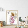 Angel Of Peace-14CT Stamped Cross Stitch 23*31cm/9.06*12.2in