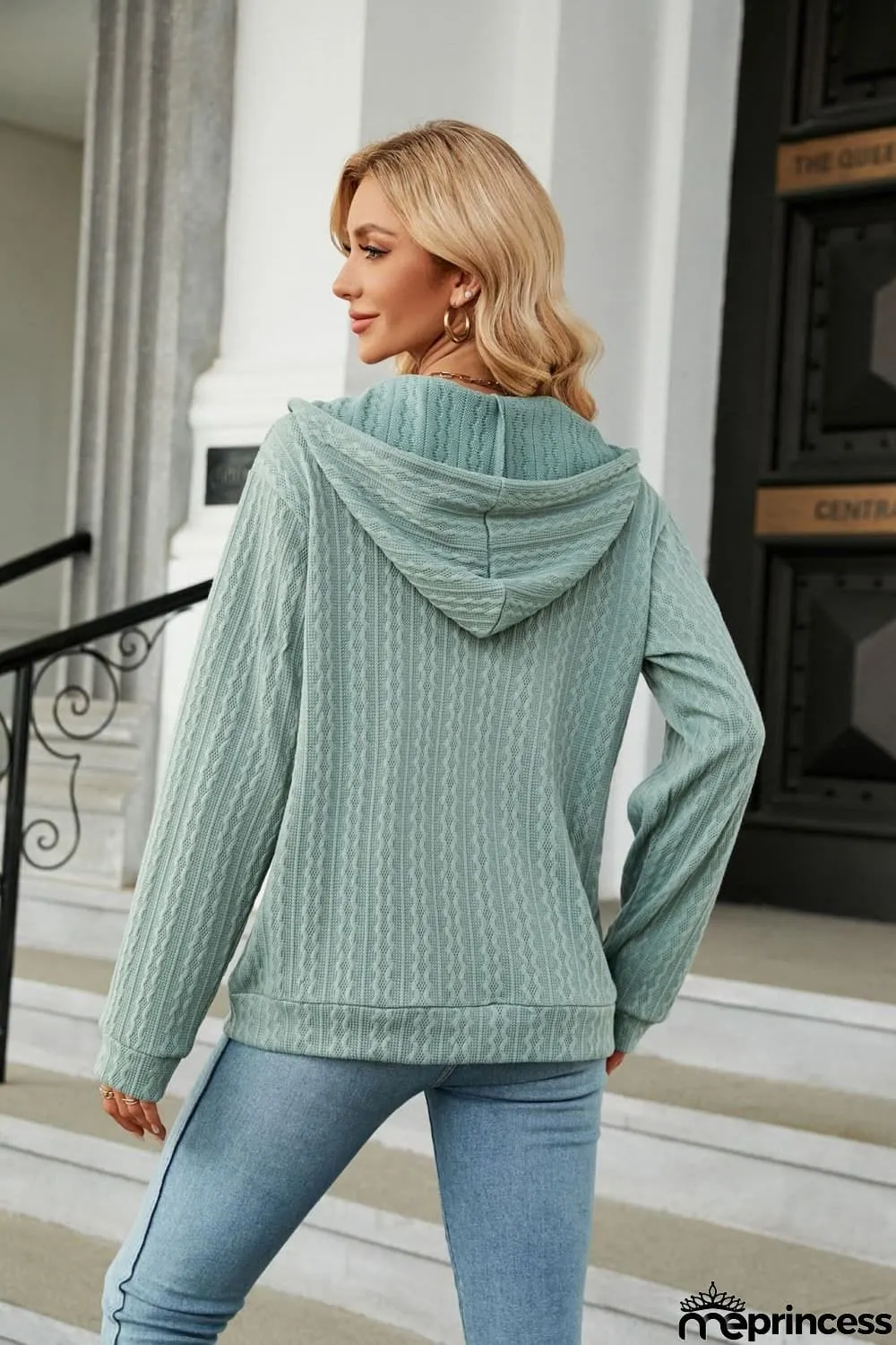 Zip-Up Hooded Jacket