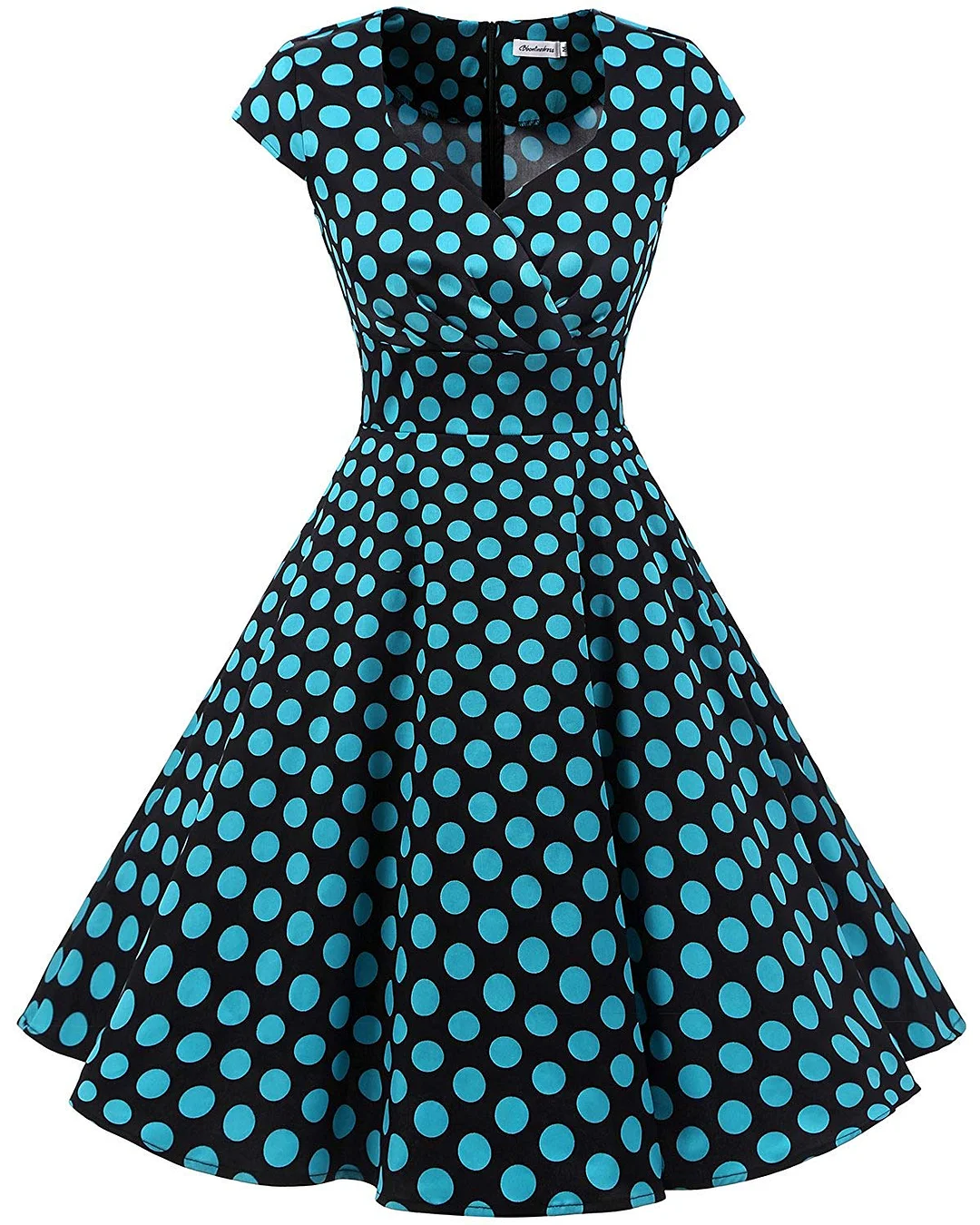 Women Short 1950s Dress Retro Vintage Cocktail Party Swing Dresses
