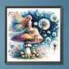 Diamond Painting-DIY Full Round Drill Mushroom Fairy