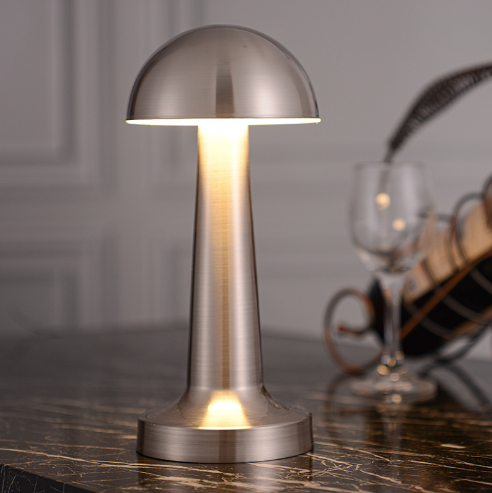 LED Enclosed Dome Table Lamp
