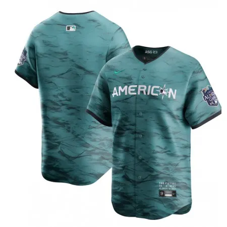 Men's Texas Rangers Blank Teal 2023 All-star Stitched Baseball  Jersey