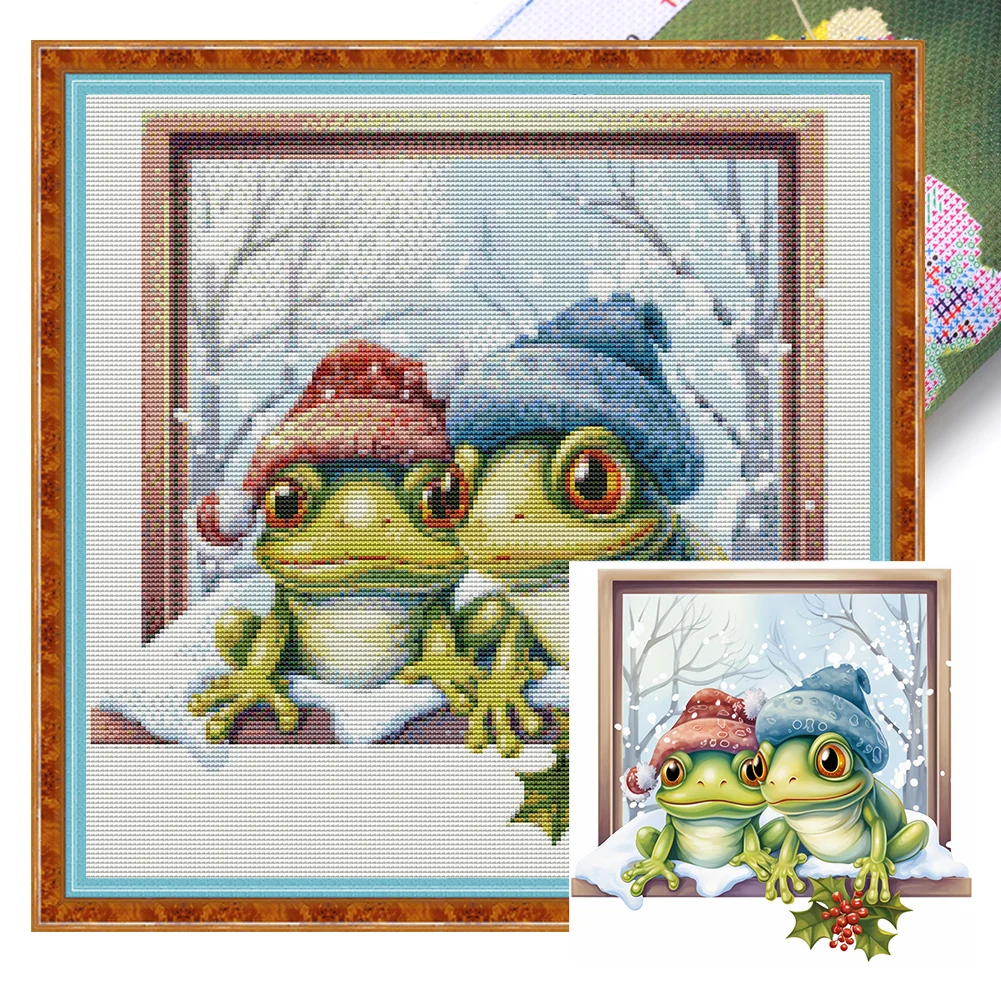 Stamped Cross Stitch Kits For Beginners Kids Or Adults, Embroidery