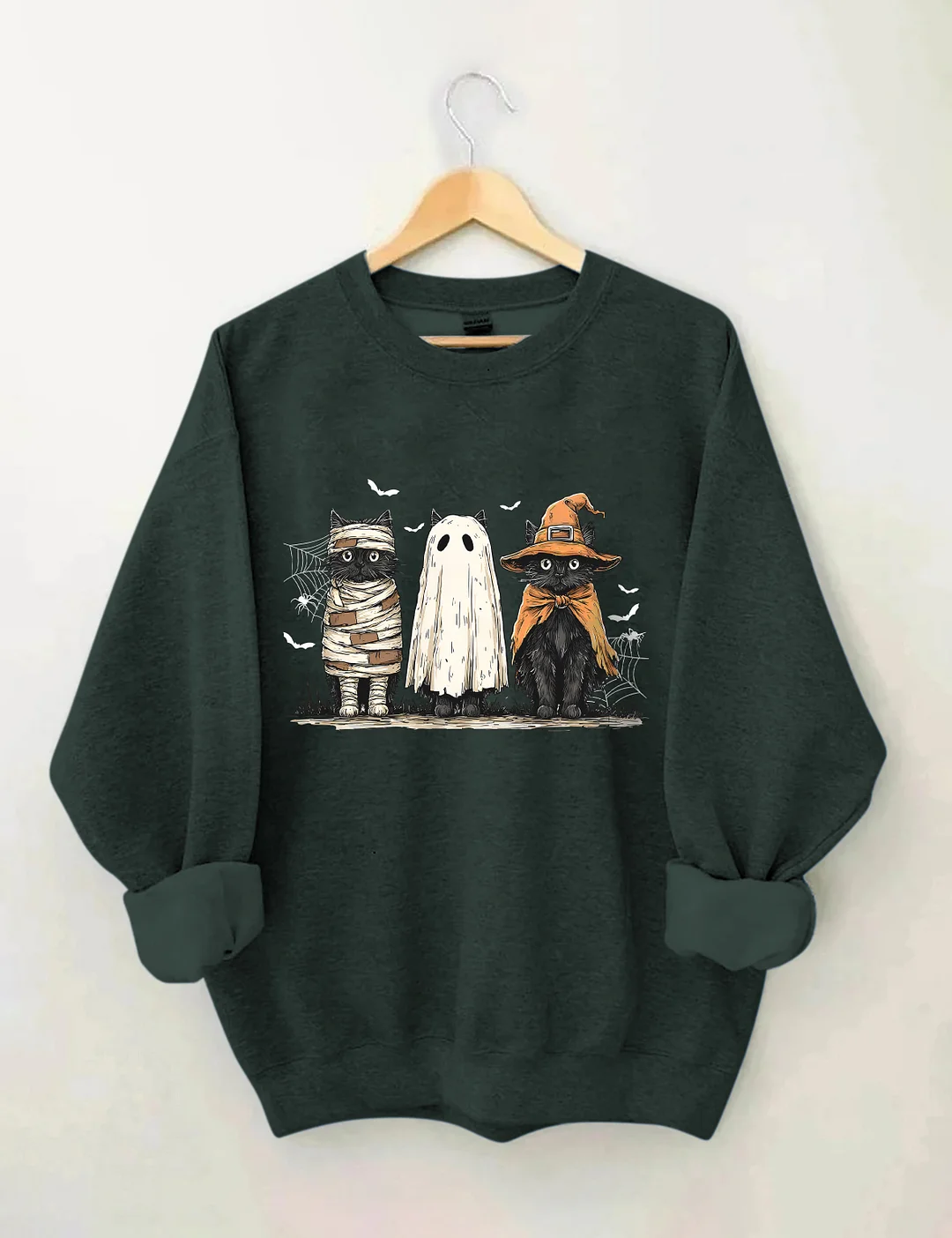 Black Cat Pumpkin Sweatshirt