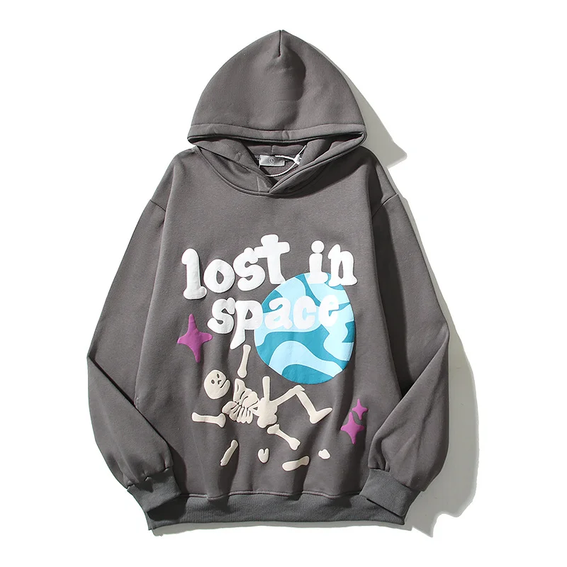 Lost In Space  Plenty Of Sunshine Couple Style Retro Letter Hoodie Jacket