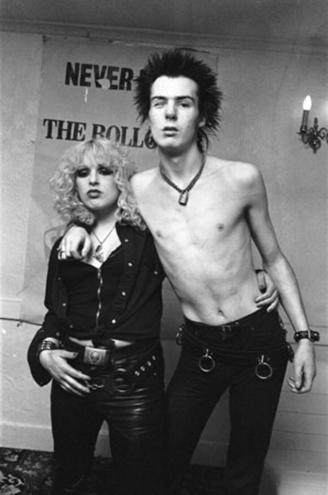 SID VICIOUS & Nancy Spugen 11x14 Photo Poster painting - sex pistols!