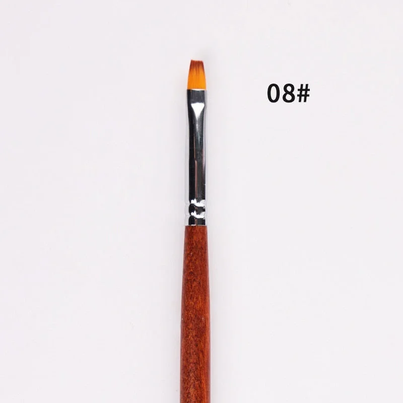 1 Pc Double Way Rhinestone Silicone Nail Brush Carving Emboss Hollow Pottery Pen UV Gel Shaping Silicone Brushes Nail Art Tool-Nail Inspo