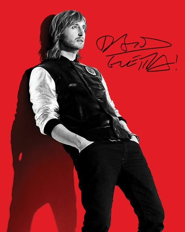 David Guetta Autograph Signed Photo Poster painting Print