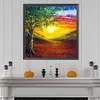 Diamond Painting -5D Round Partial AB Drill Mountain Sun(45x45cm)