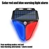 Alarm Light Wireless Solar Powered LED Strobe Motion Sensor Anti Theft Lamp