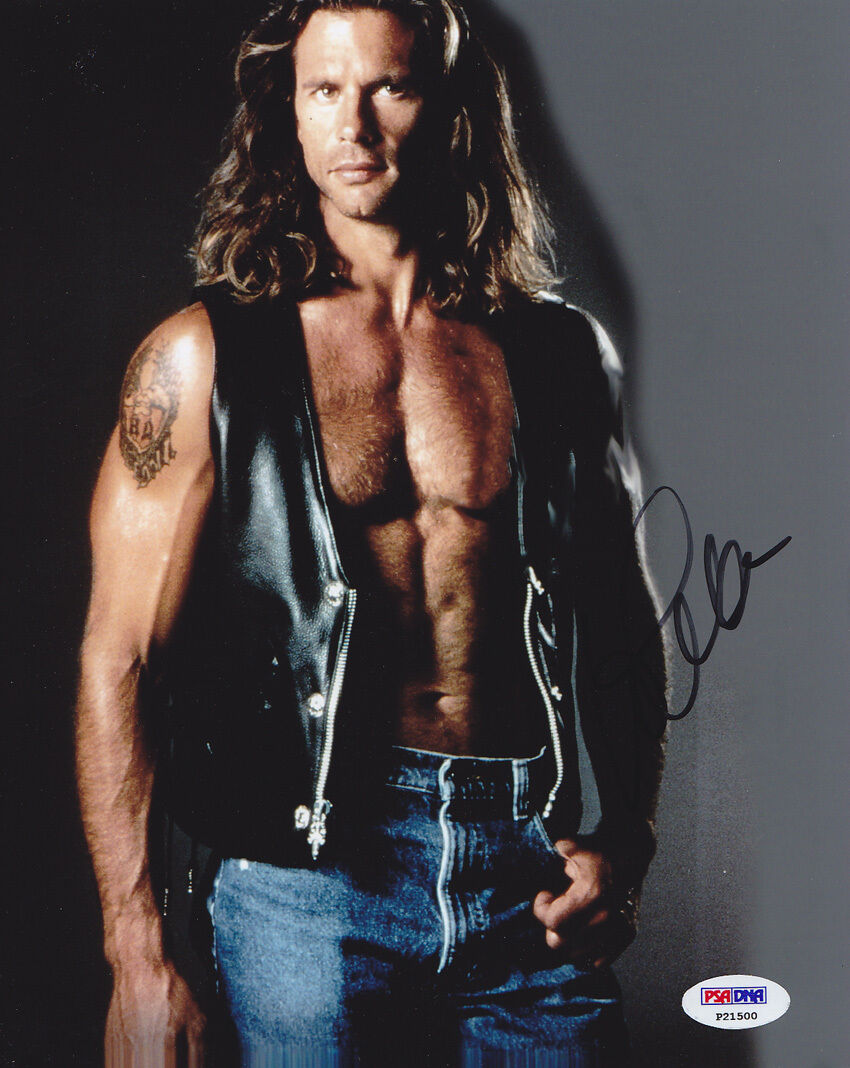 Lorenzo Lamas SIGNED 8x10 Photo Poster painting Reno Raines Renegade PSA/DNA AUTOGRAPHED