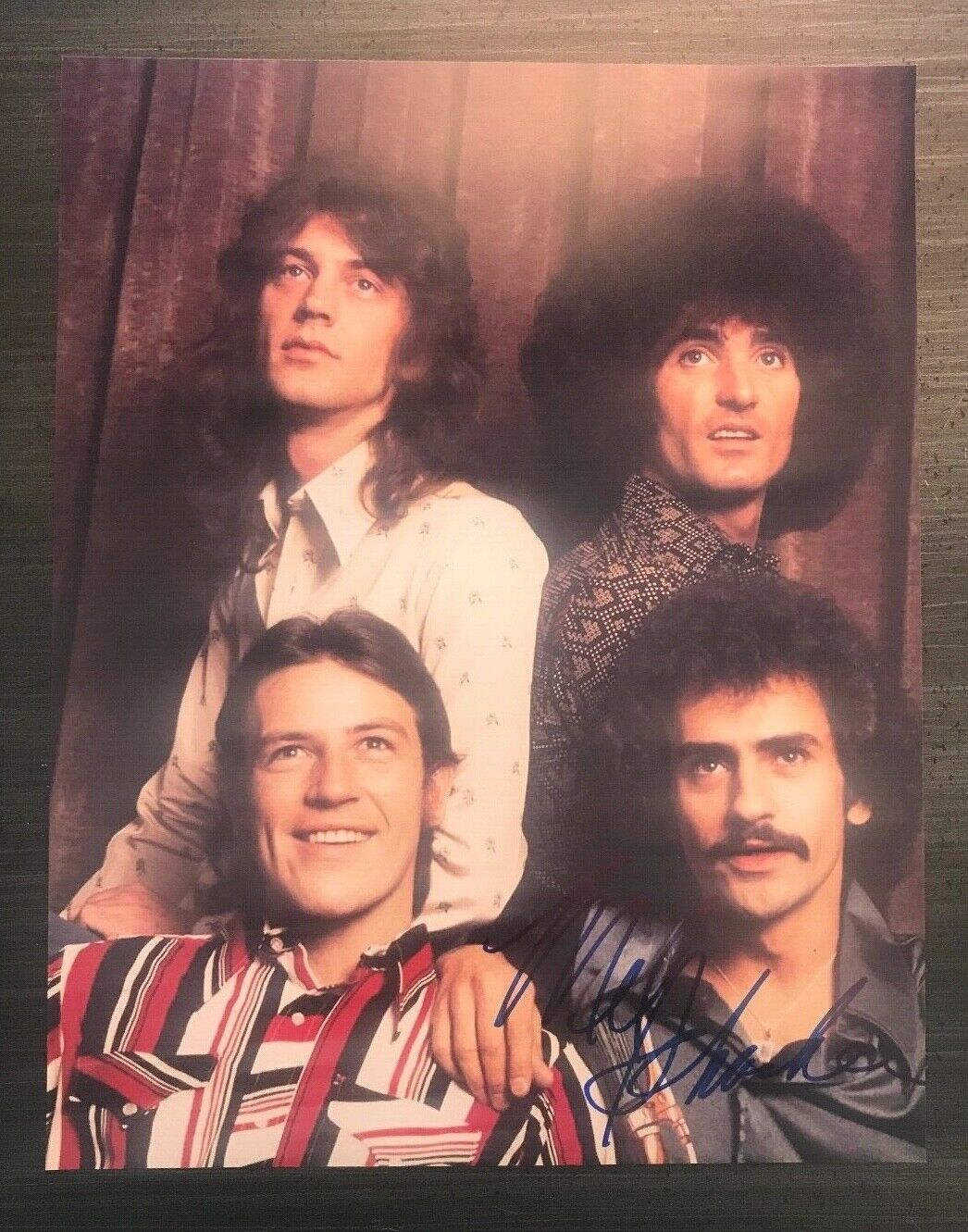 * MEL SCHACHER * signed 11x14 Photo Poster painting * GRAND FUNK RAILROAD * PROOF * 2