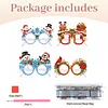 DIY Diamond Painting Christmas Glasses Frame No Lens(Christmas snowman)