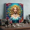 uk.everydayedeals DIY Pearl Painting With Frame - Handmade Self-Adhesive Pearls - Mermaid(25*25cm)
