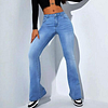 Women's High-waisted Slim-fit Flared Jeans by Inlyline