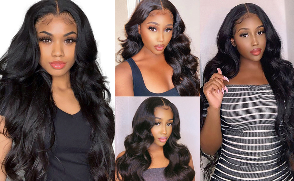  Lace Front Wigs Human Hair Body Wave 13x4 