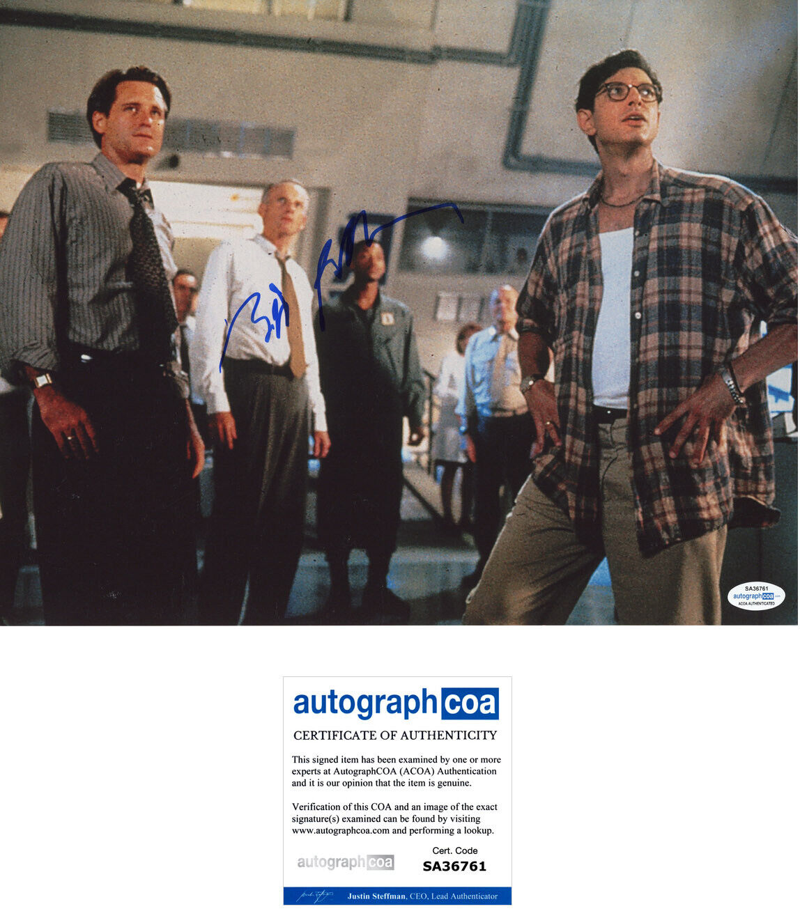 BILL PULLMAN signed Autographed INDEPENDENCE DAY