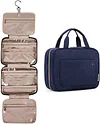 Portable Toiletry Bag Water-resistant Makeup Cosmetic Travel Bag Organizer with Hanging Hook