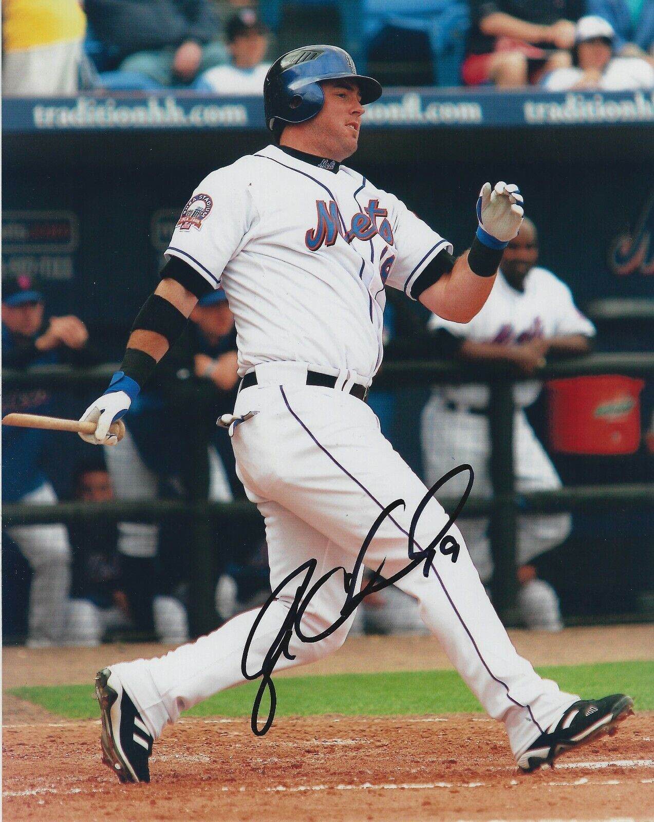 Autographed Ryan Church New York Mets 8x10 Photo Poster painting w/ COA