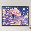 Under Cherry Trees-11CT Stamped Cross Stitch 81*62cm/31.89*24.41in(Big Size) tapestrymarket