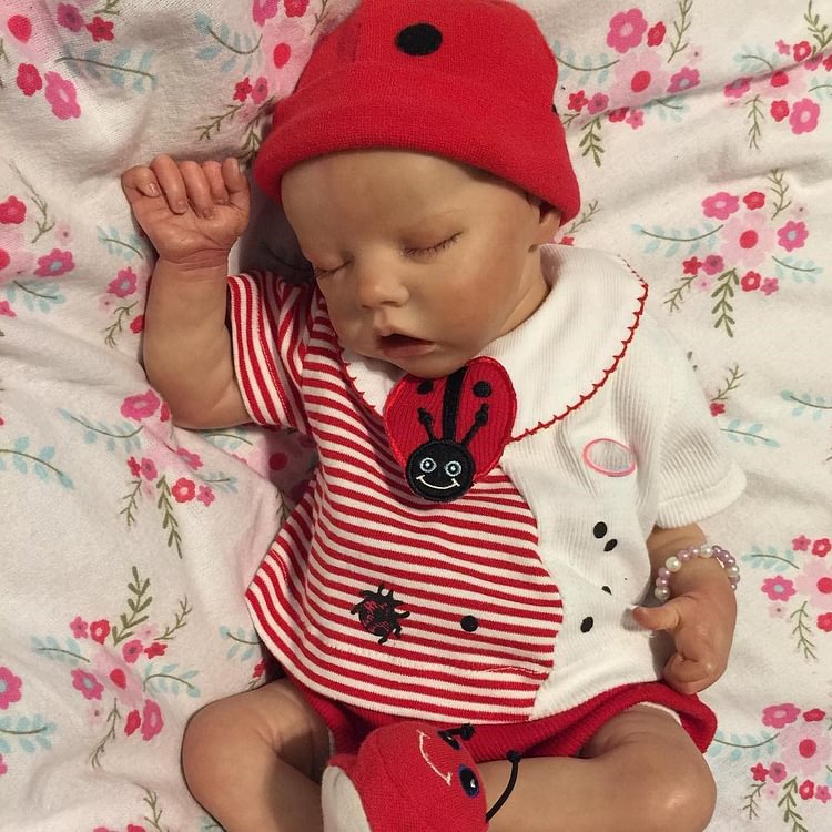 [Holiday Gifts]17"Cute Lifelike Handmade Silicone Sleeping Reborn Toddlers Baby Doll Darlene Minibabydolls® Minibabydolls®