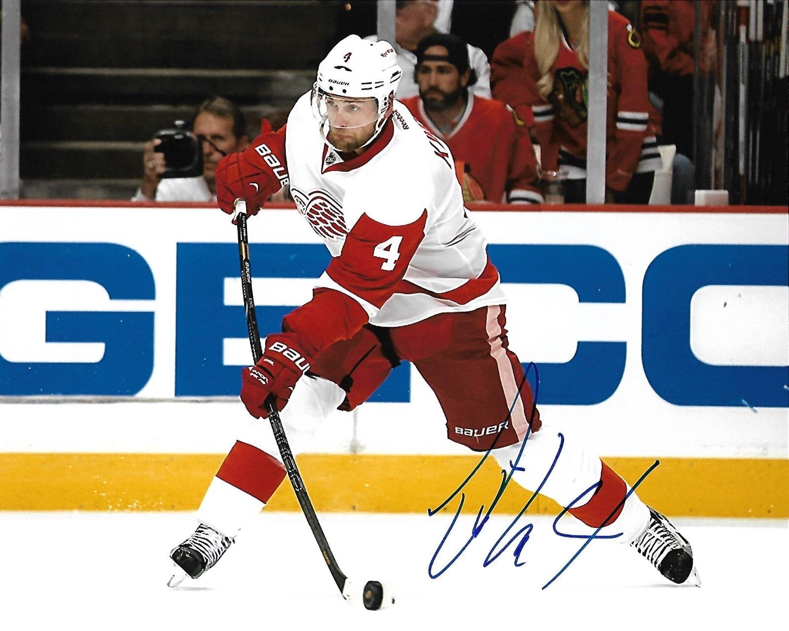 Jakub Kindl Signed 8x10 Photo Poster painting Detroit Red Wings Autographed COA