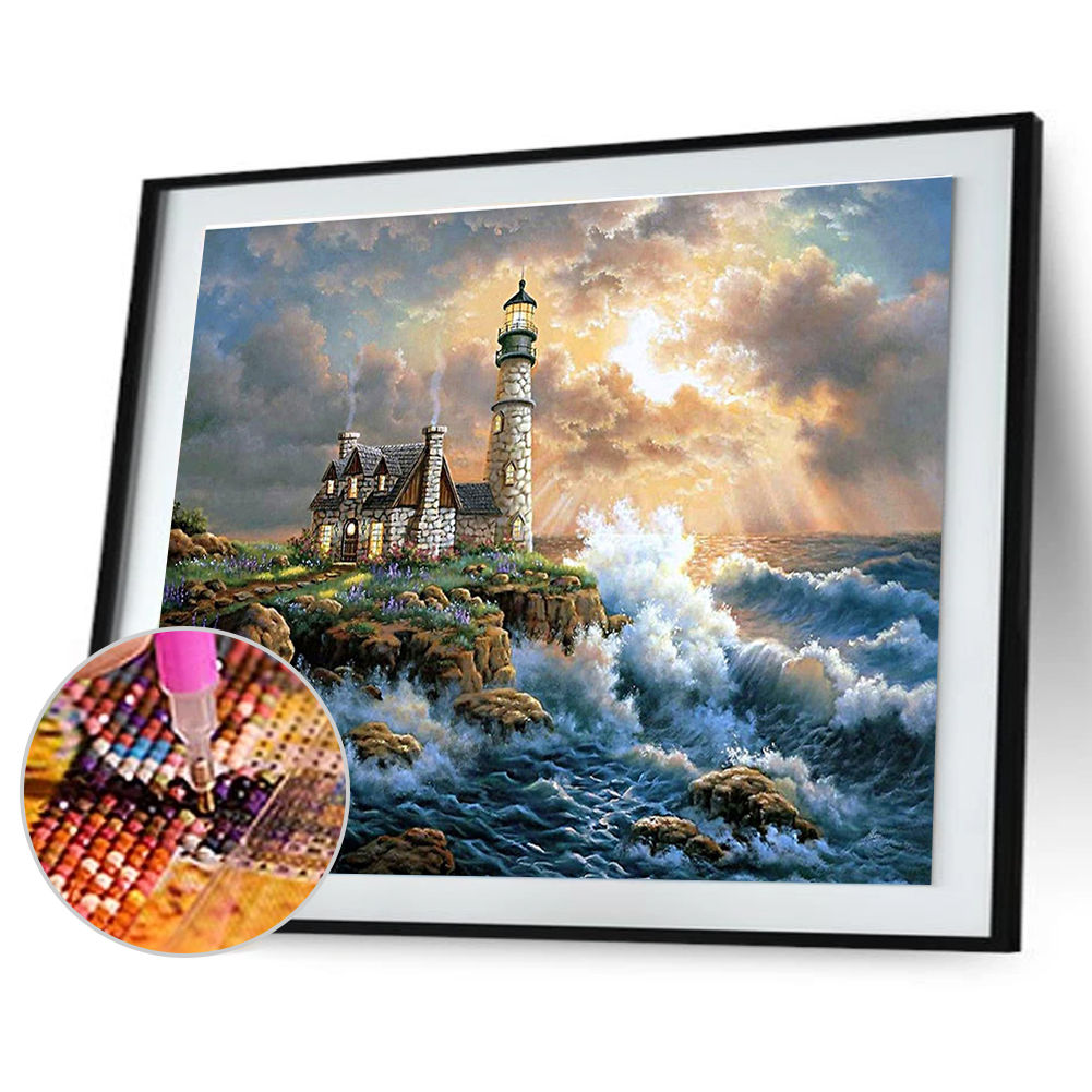 Lighthouse - Full Round Diamond Painting 40x30cm