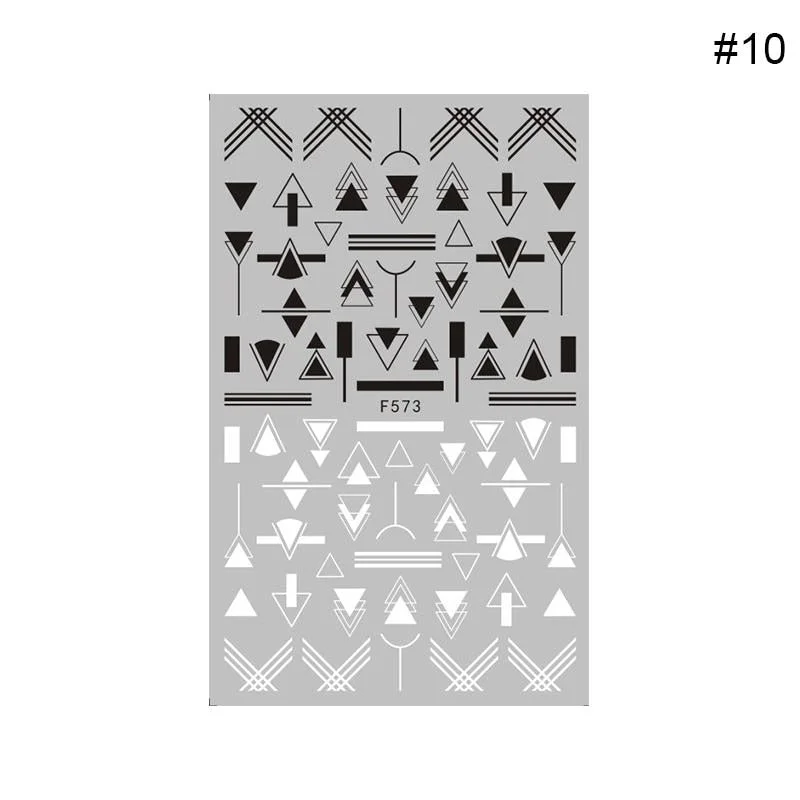 2021 New 3D Nail Art Sticker English Letter Stickers For Nail Foil Love Heart Design Nails Accessories Fashion Manicures Sticker