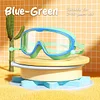 HD children's large frame waterproof and anti-fog swimming goggles
