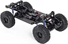 AMK 313mm Wheelbase Nylon Chassis Frame Car Body with 2-Speed Transmission 35T 550 Motor for 1/10 RC Crawler Axial SCX10 TRX4 D90 (DIY+Axles)