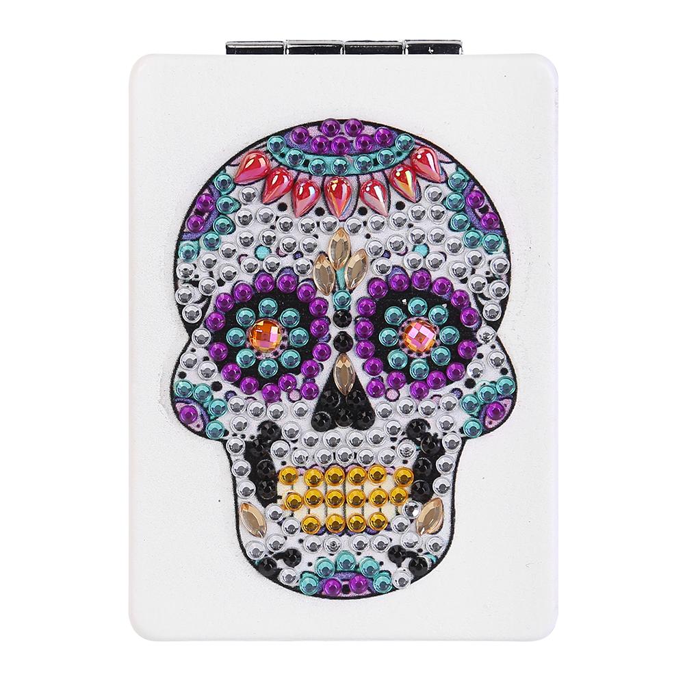

Skull-Creative Diamond Mini Mirror, 501 Original