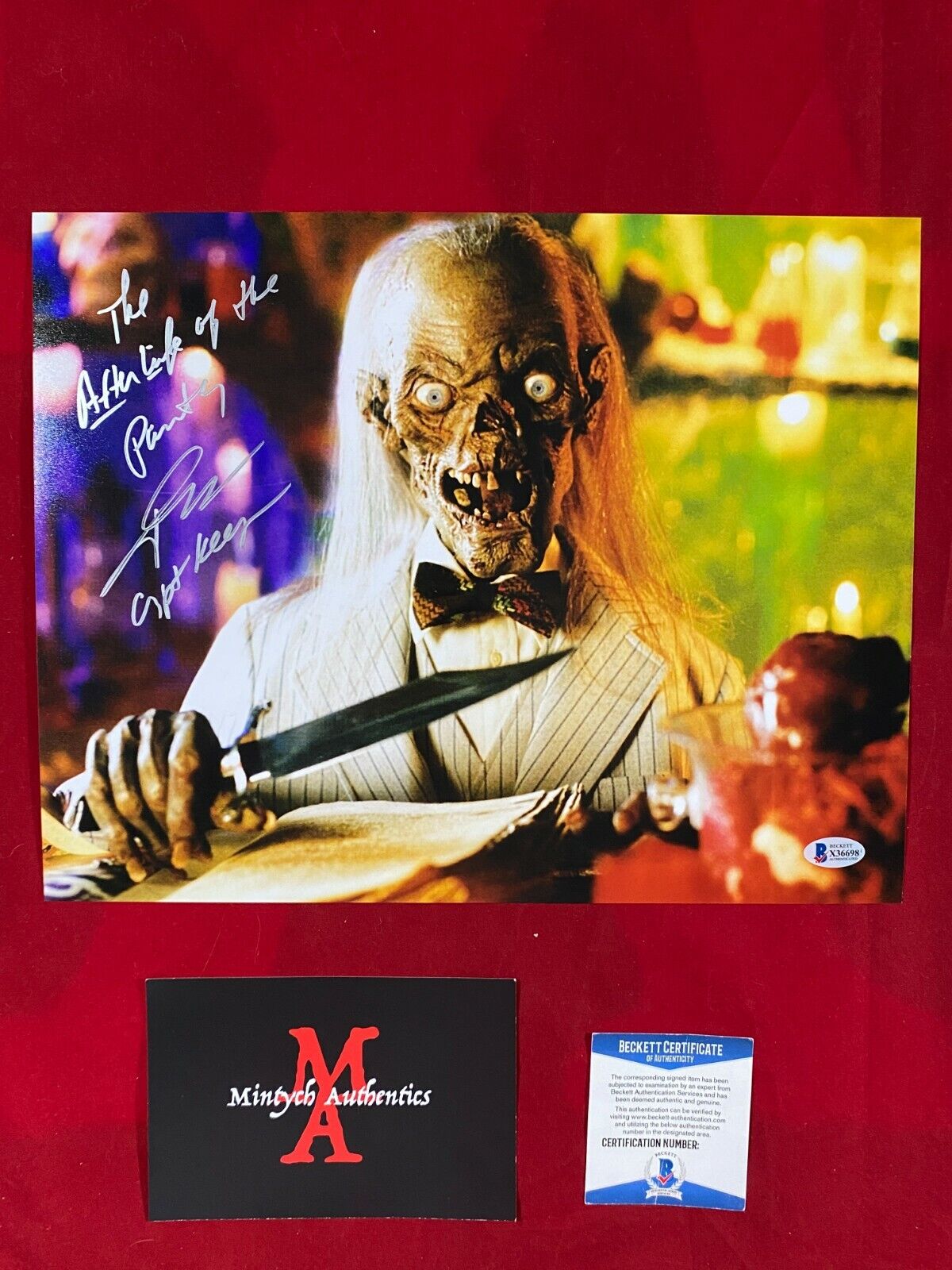 JOHN KASSIR AUTOGRAPHED SIGNED 11x14 Photo Poster painting! TALES FROM THE CRYPT! BECKETT COA!