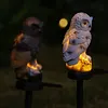 LED Resin Simulation Animal Lawn Ground Plug Lamp Weatherproof Solar Figures Energy-Saving Lighting Easy To Use for Outdoor Patio Yard Balcony Courtyard