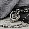 Mechanical Rotating Gear Pendant Necklace