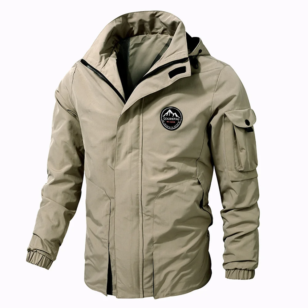 Smiledeer Fashionable outdoor casual hooded zipper jacket