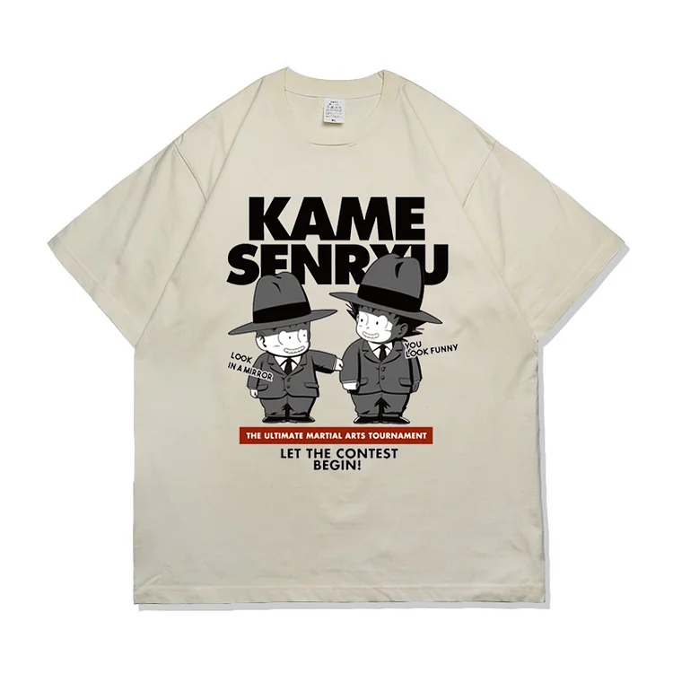 Pure Cotton Dragon Ball Kame Senryu Short Sleeve T-shirt weebmemes