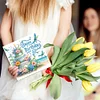6pcs Diamond Painting Greeting Cards DIY Diamond Art Cards Crafts (Birthday)