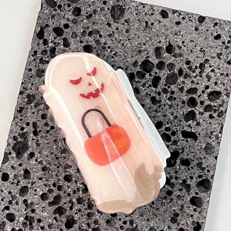 Halloween Hip-Hop Funny Women’s Pumpkin Skull Acetic Acid Sheets Hair Claws