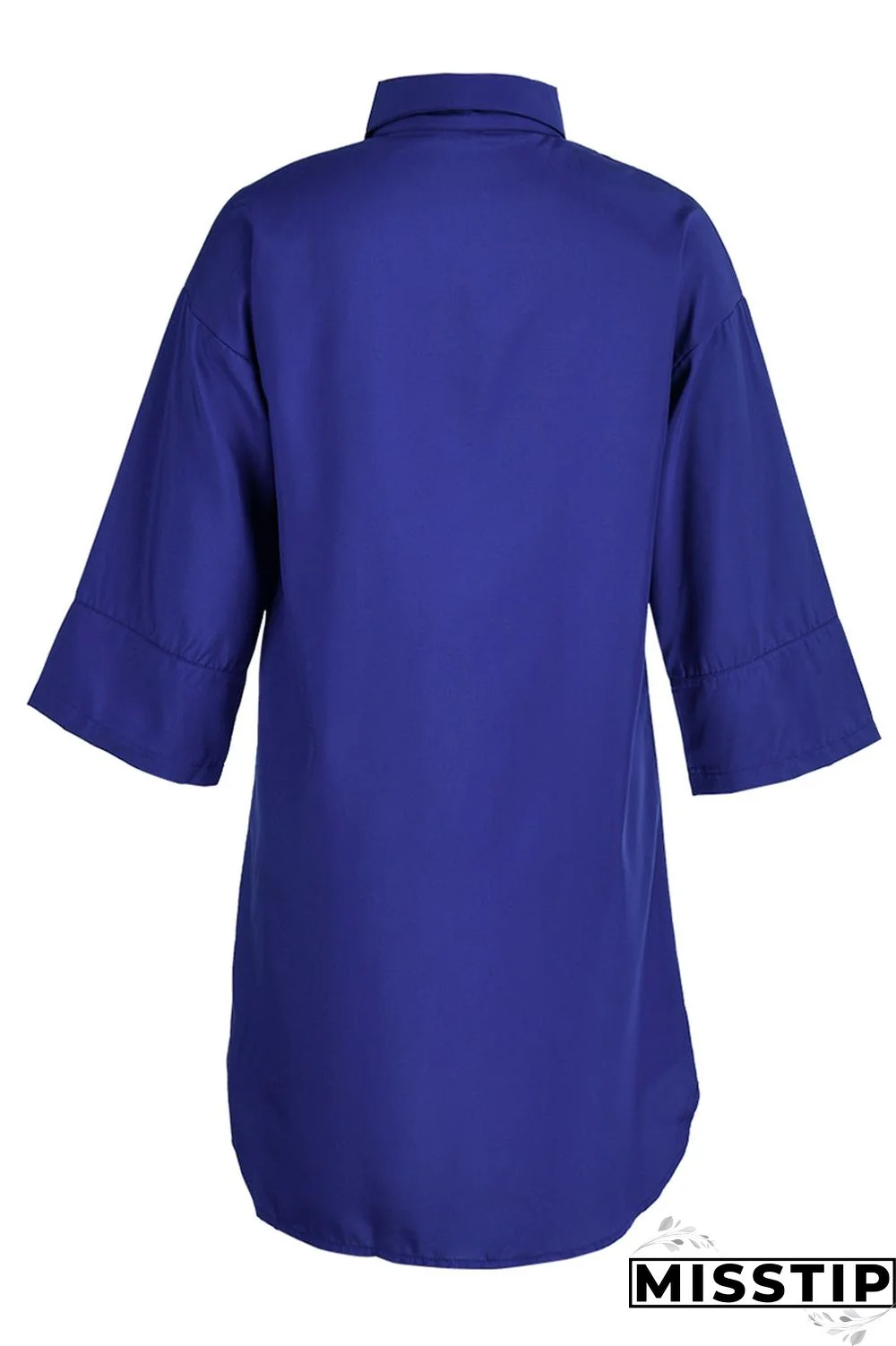 Green Casual Solid Patchwork Buckle Turndown Collar Shirt Dress Dresses