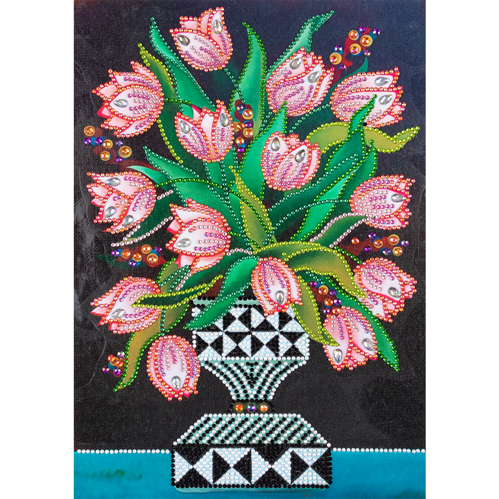 

Vase of Flowers - Special Shaped Diamond Painting - 30*40CM, 501 Original