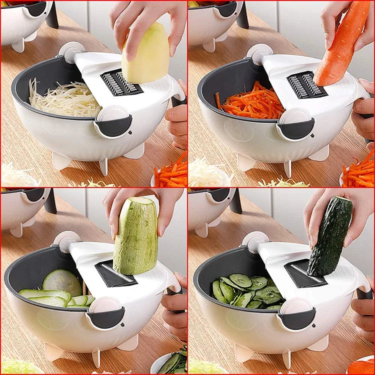 Multifunctional Vegetable Cutting And Draining Basket
