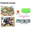 2pcs DIY Diamond Art Diamond Dot Card Pack Diamond Painting Coin Pouch (Sea Turtle)