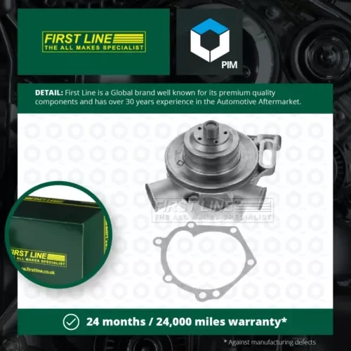 Water Pump fits TALBOT EXPRESS 2.5D 82 to 94 Coolant Firstline 120136 120137 New Parts